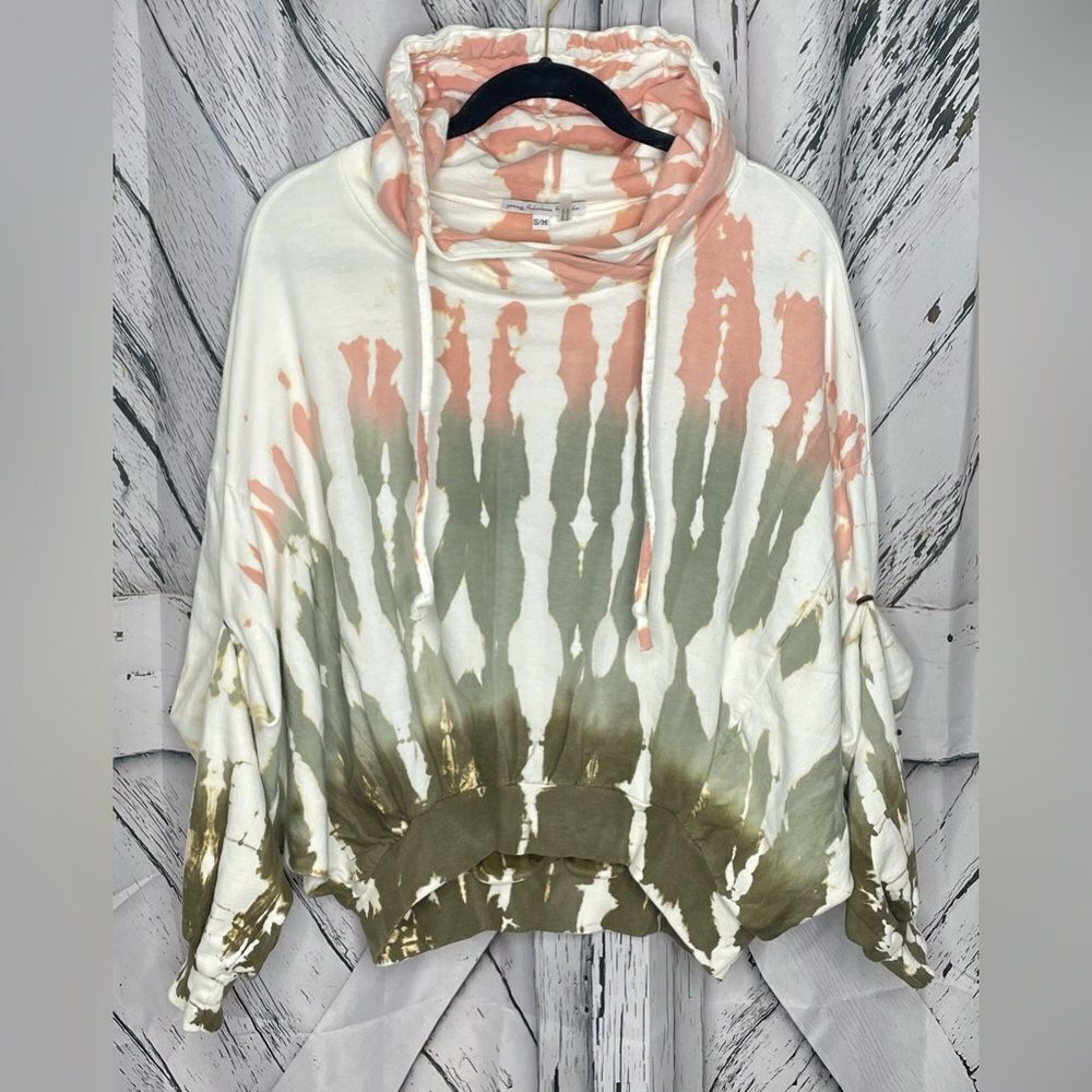 YFB Young Fabulous & Broke Raissa Hoodie Sweatshirt geode tie dye S/M